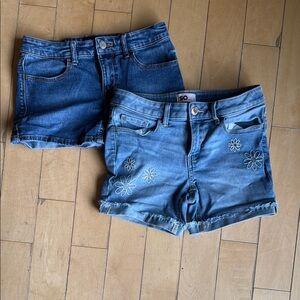 SO girls Blue Denim Shorts Set